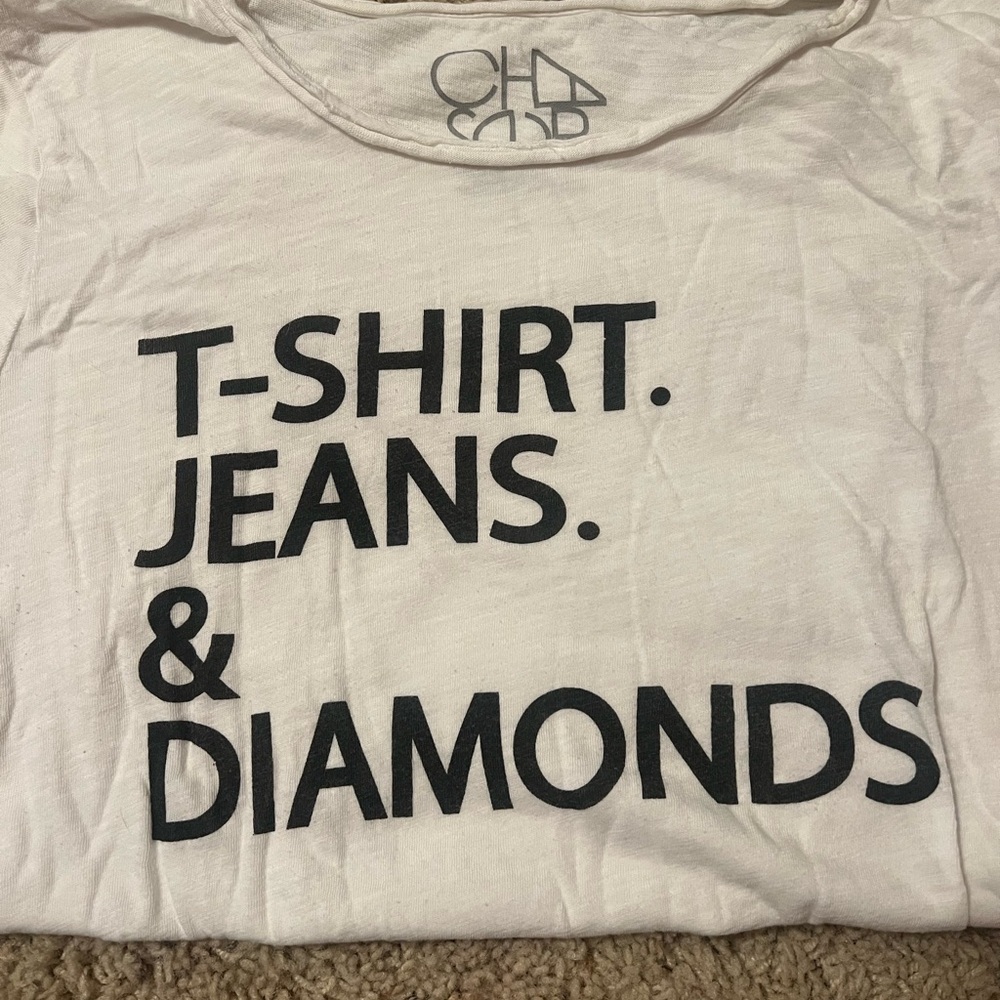 Chaser Tee with Black Print